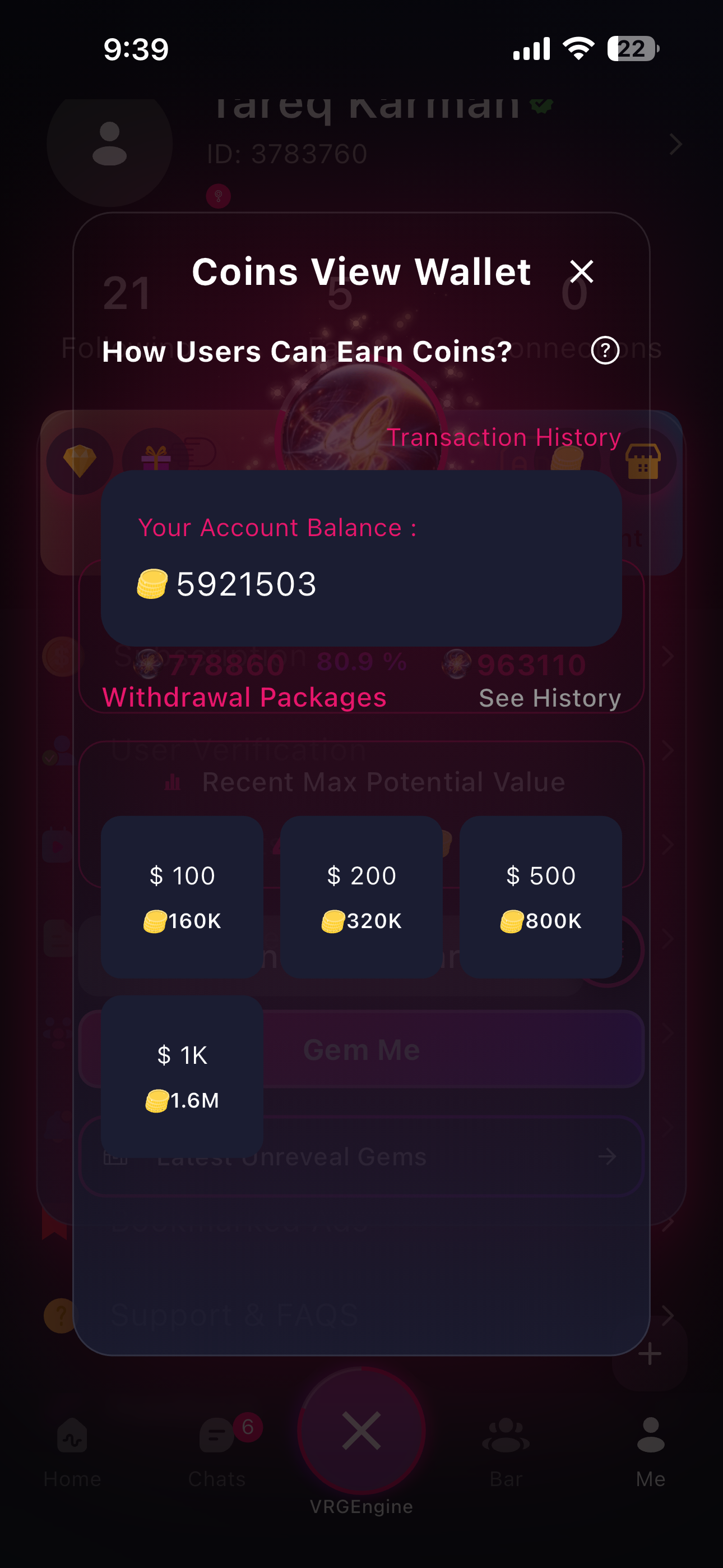 TeleGrant app screen 3